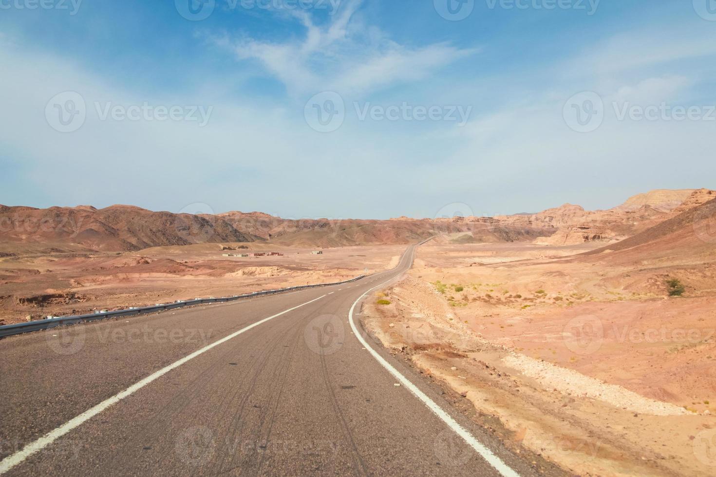 woestijn weg foto