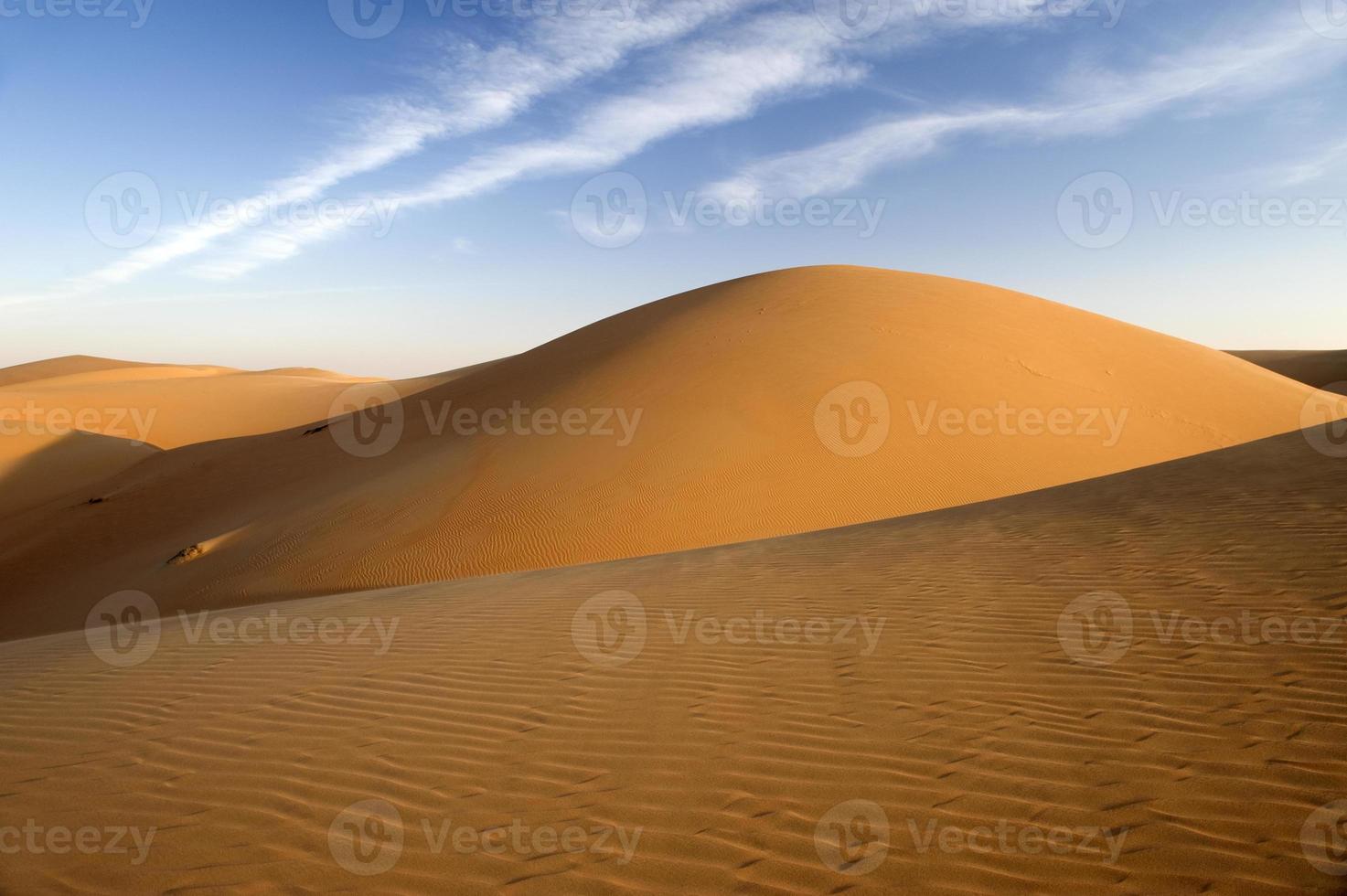 abu dhabi woestijn foto