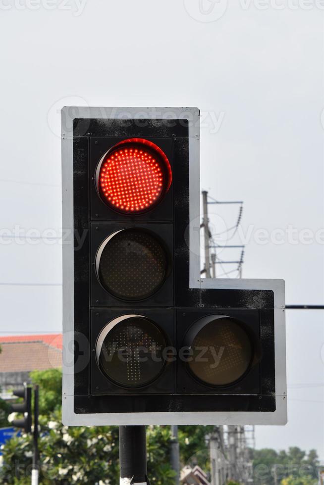 verkeer licht. hou op licht. foto