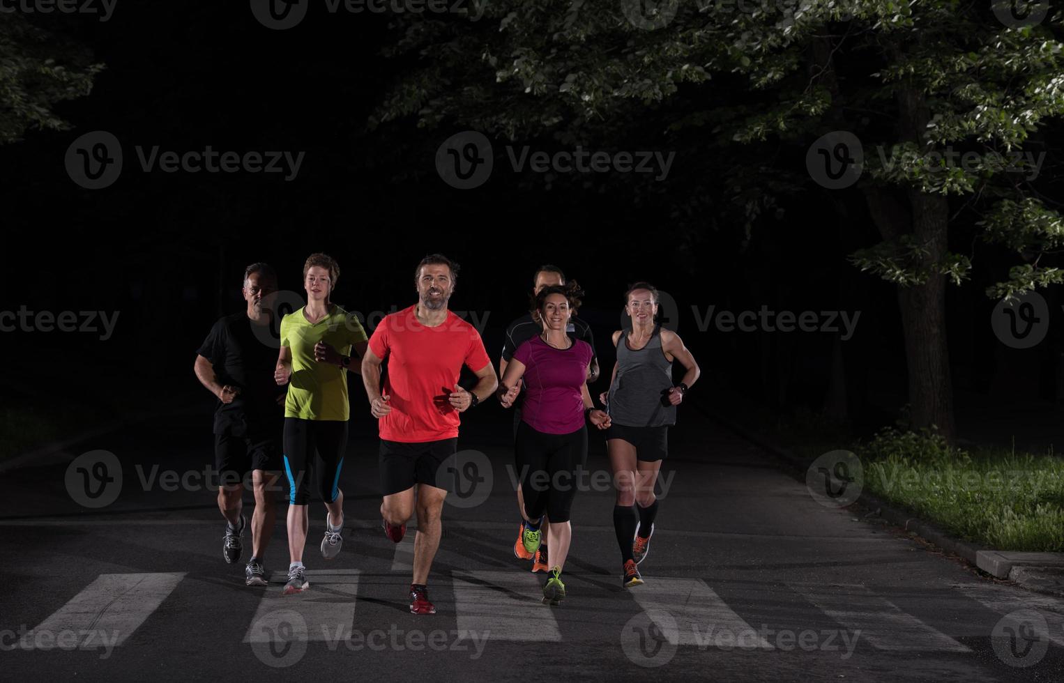 hardlopers team Aan de nacht opleiding foto