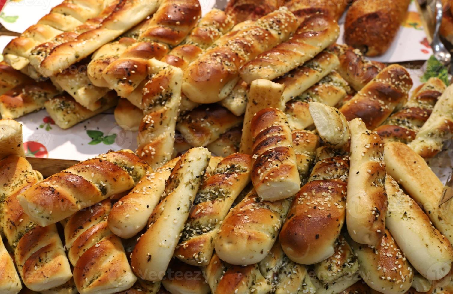 brood en bakkerij producten in Israël. foto