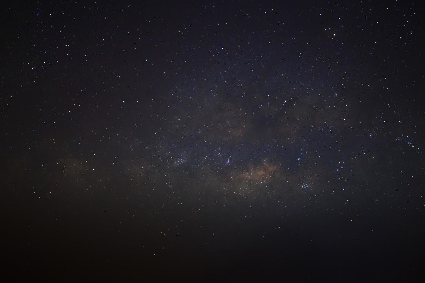 het centrum van het melkwegstelsel, foto met lange sluitertijd