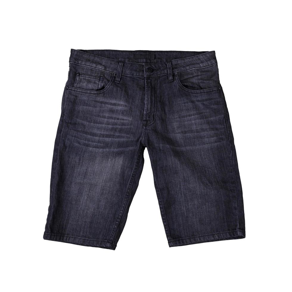 jeans shorts geïsoleerd Aan wit achtergrond foto