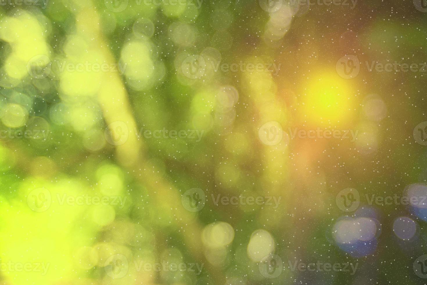 natuurlijk bokeh wazig met heelal achtergrond foto