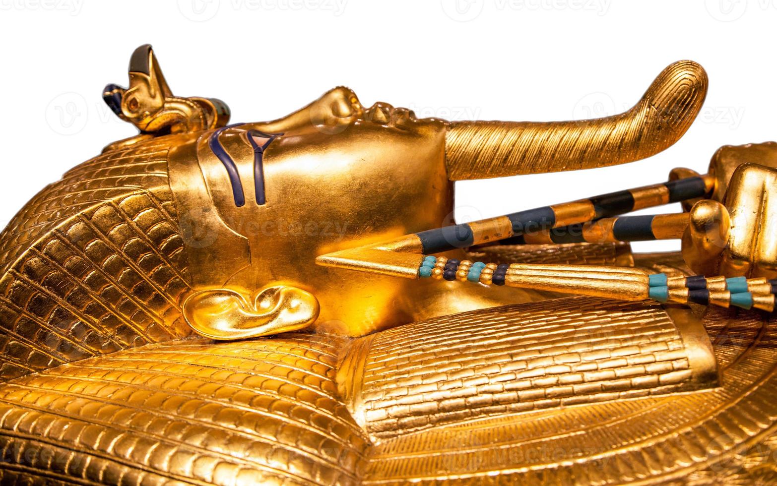 Farao Toetanchamon's sarcofaag foto