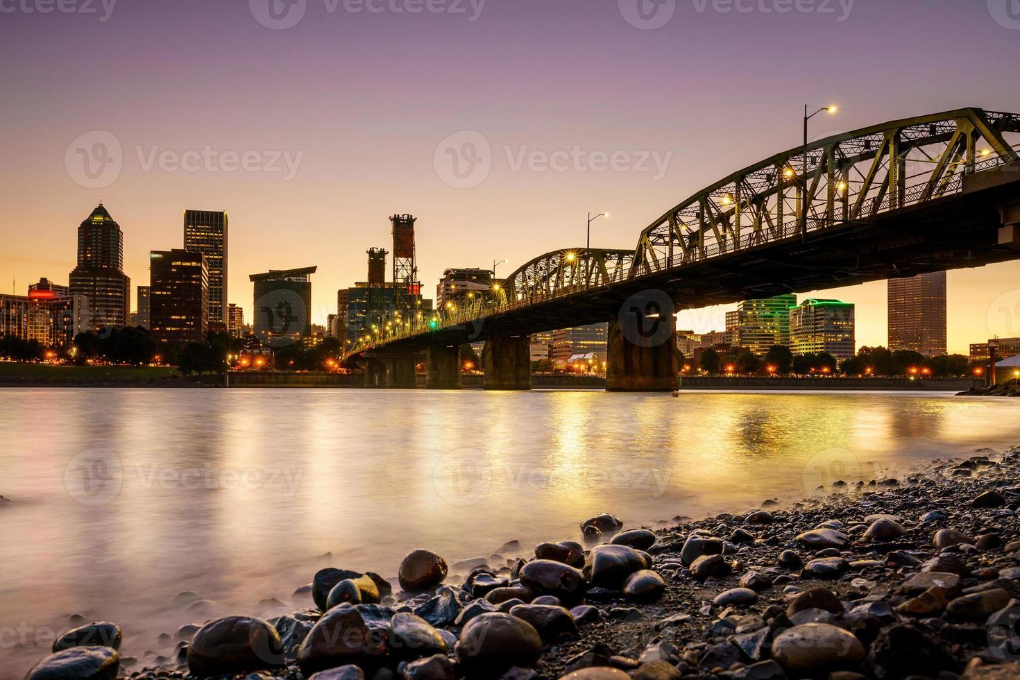 downtown Portland Oregon horizon foto