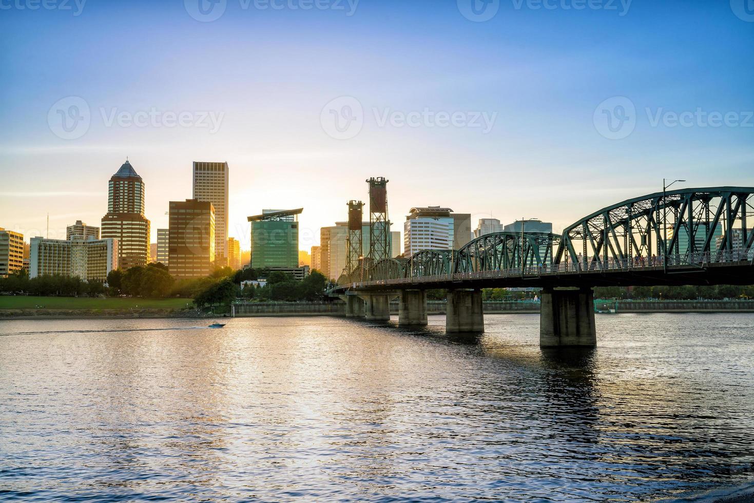 downtown Portland Oregon horizon foto