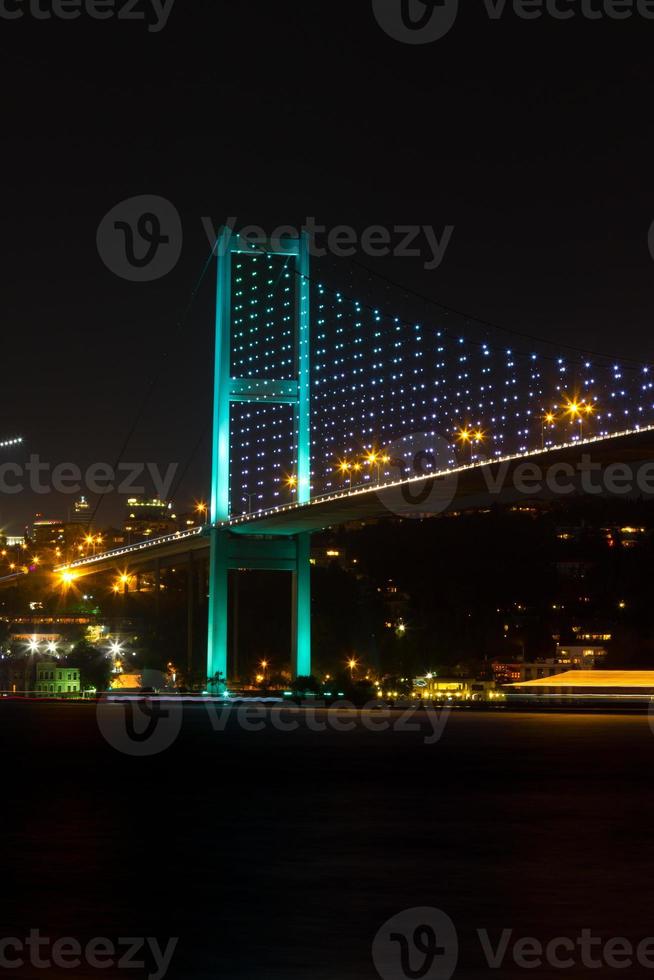 Bosporus brug van Istanbul, kalkoen foto