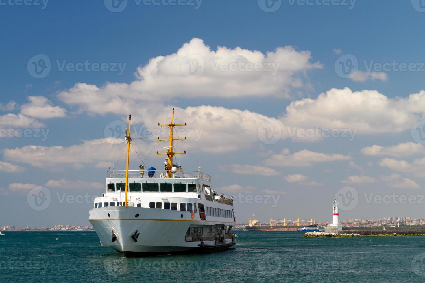 een veerboot van bosporus, Istanbul foto