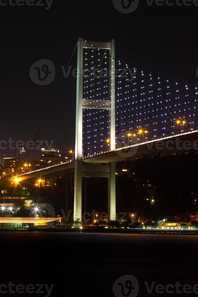 Bosporus brug van Istanbul, kalkoen foto