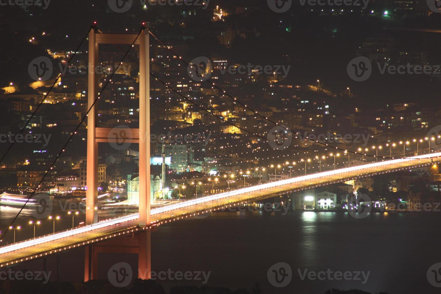 Bosporus-brug, Istanbul, Turkije foto