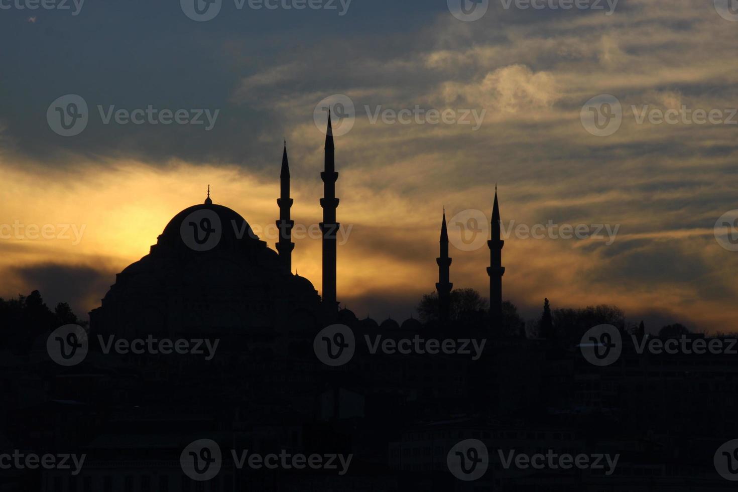 suleymaniye moskee, istanbul, turkije foto