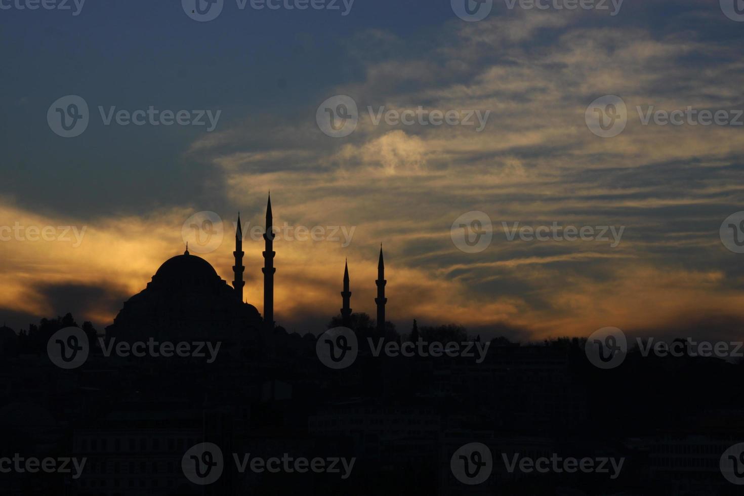 suleymaniye moskee, istanbul, turkije foto