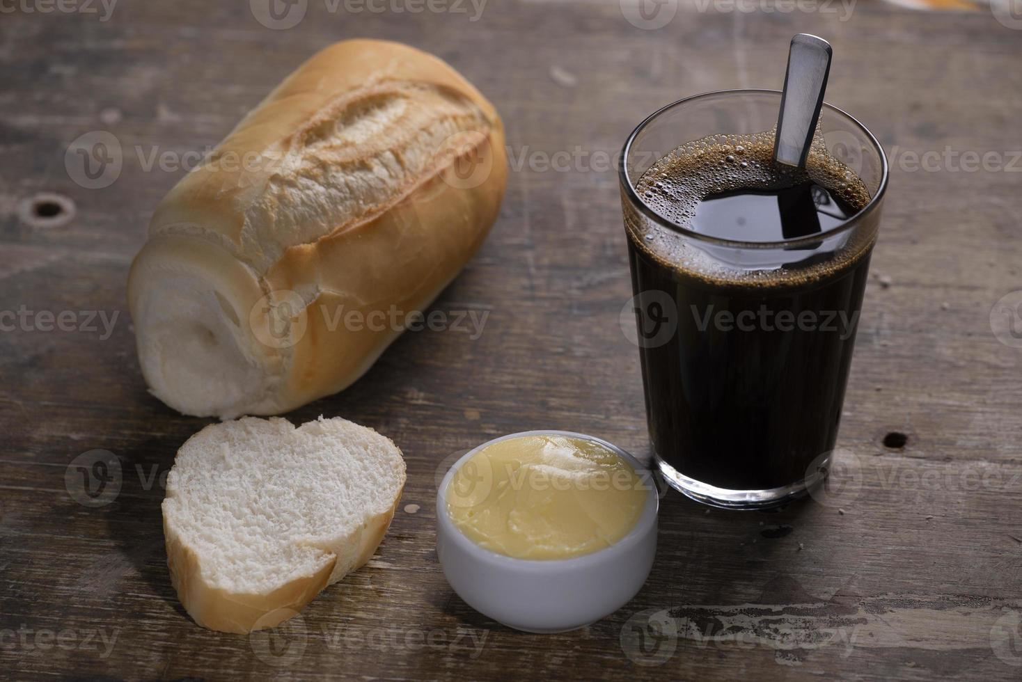 koffie en brood foto