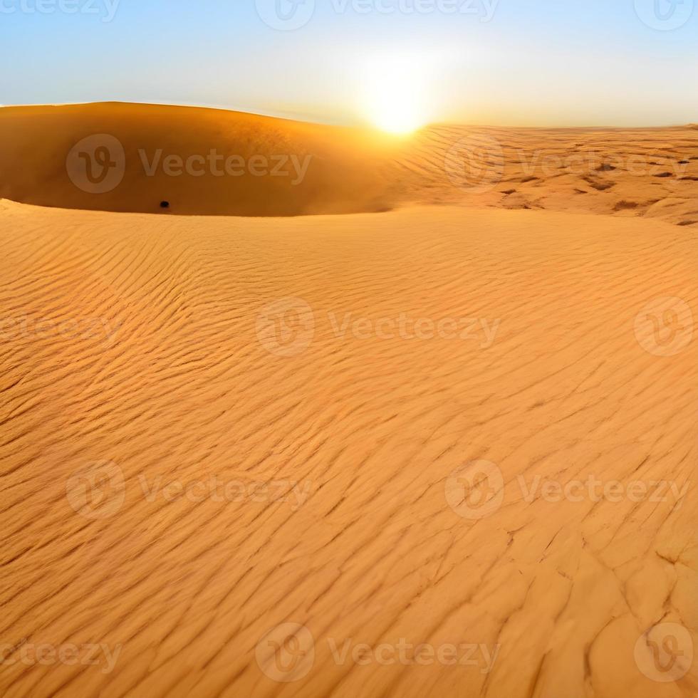 zand duinen in de Sahara woestijn foto