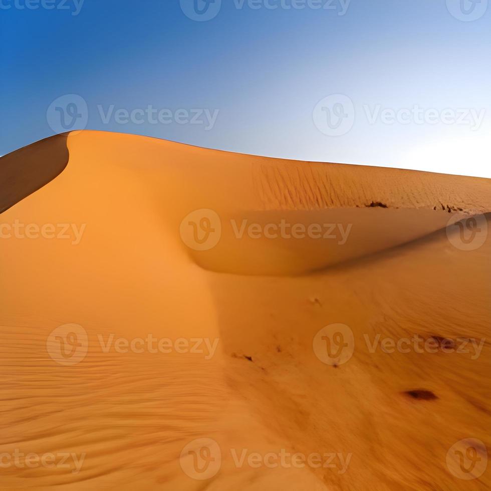 zand duinen in de Sahara woestijn foto