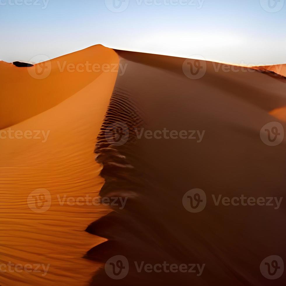 zand duinen in de Sahara woestijn foto