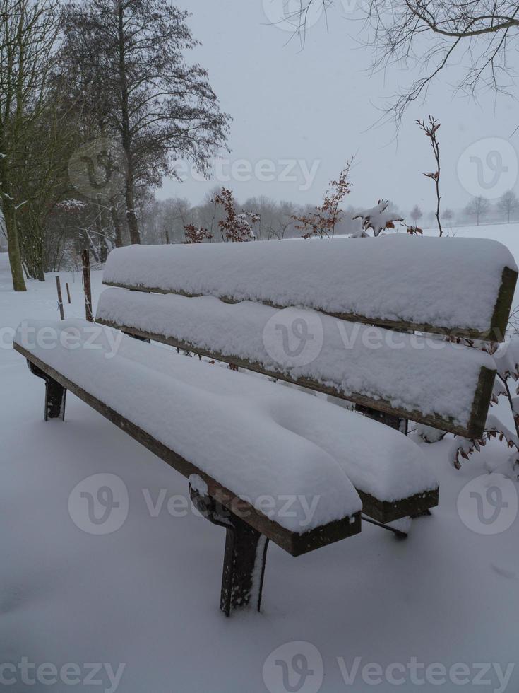sneeuw in Duitsland foto