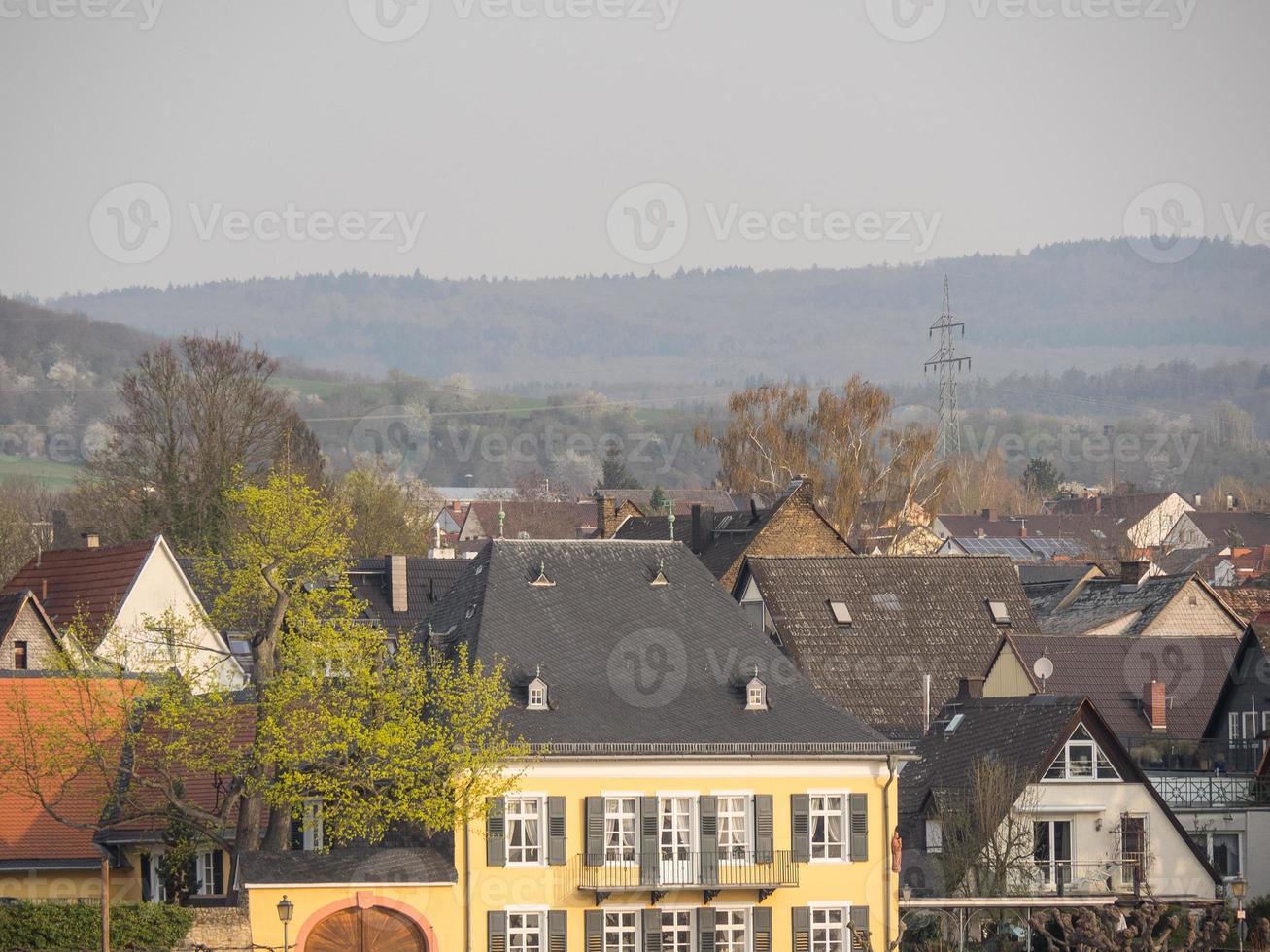 de rivier- Rijn in Duitsland foto