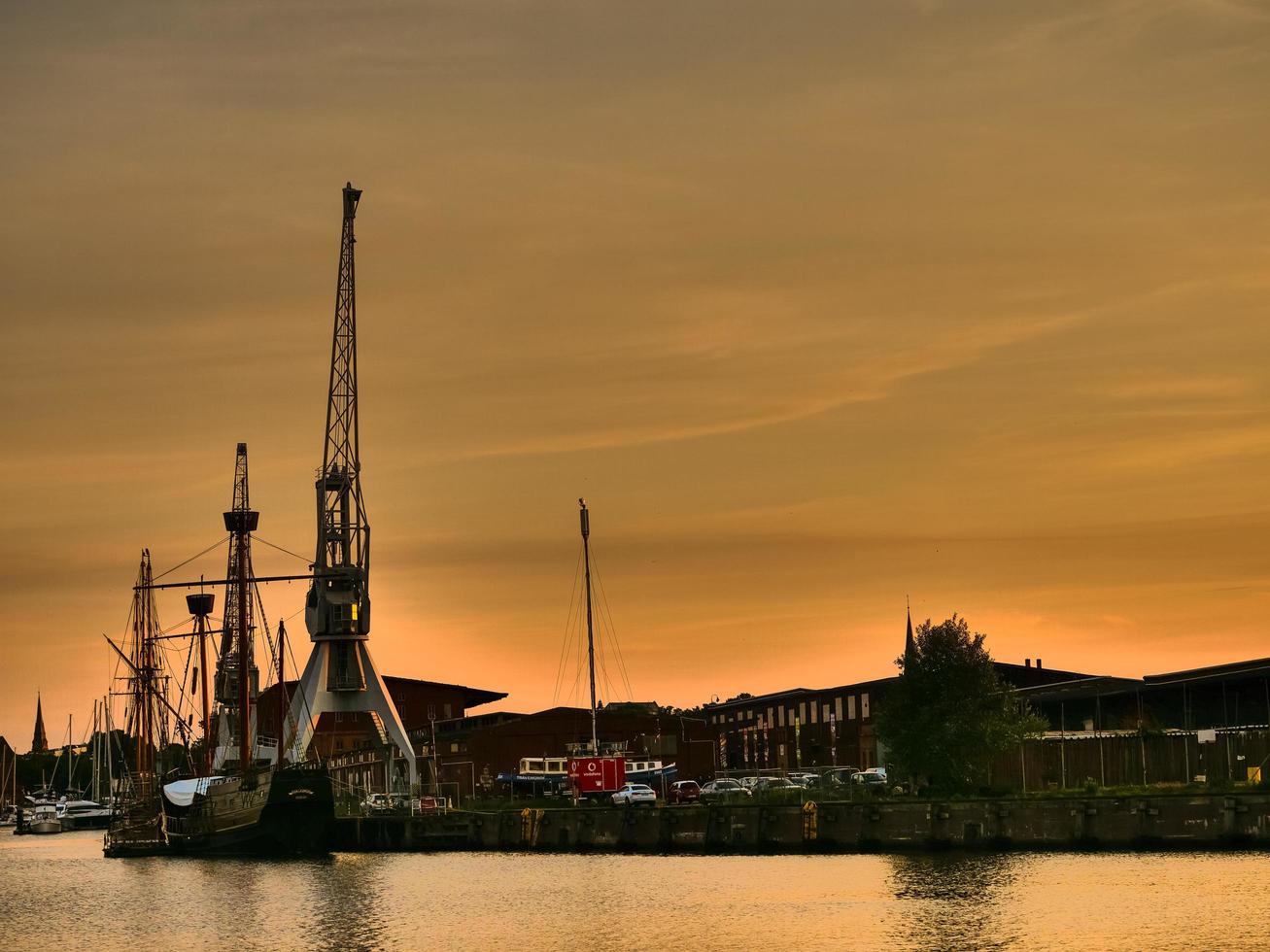 luebeck,duitsland,2020-the stad van luebeck Bij de Baltisch zee in Duitsland foto