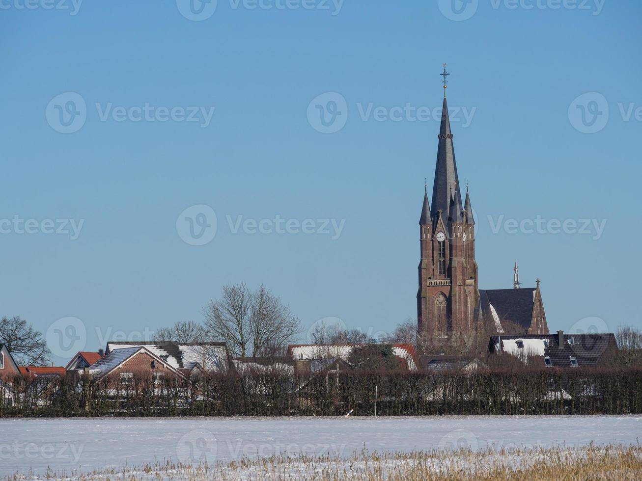 winter tijd in Westfalen foto