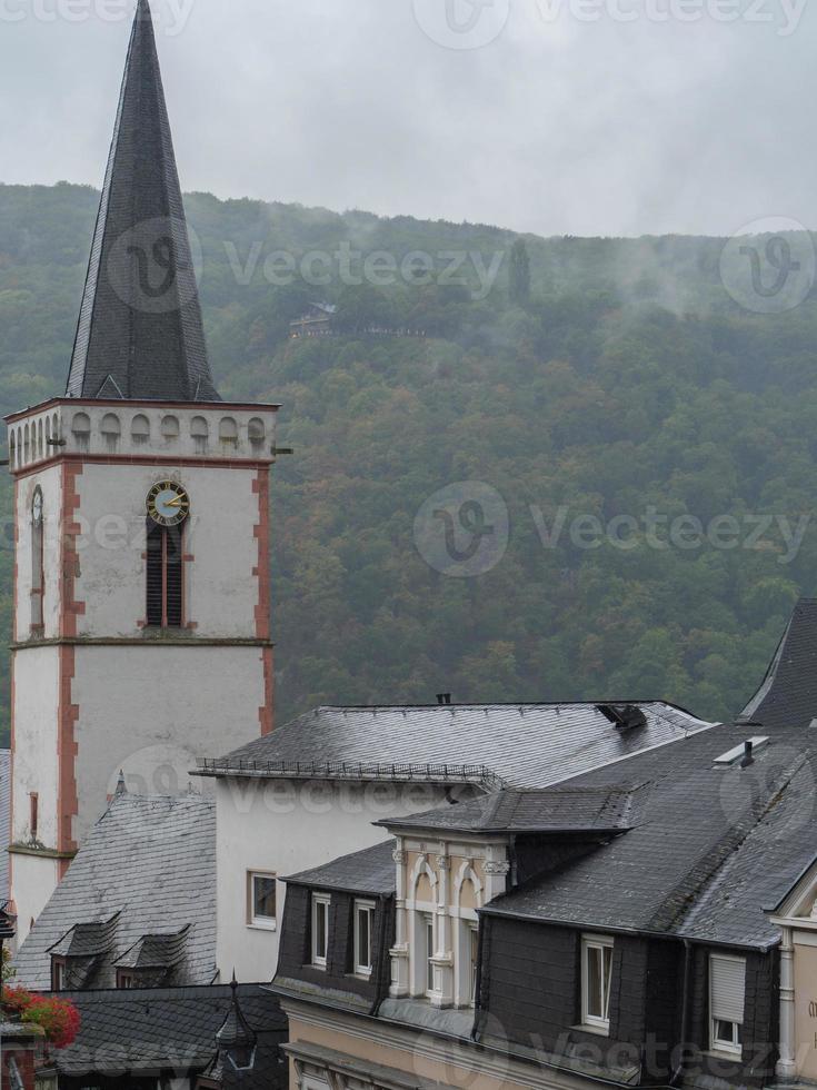 de rivier- Rijn in de buurt bingen foto