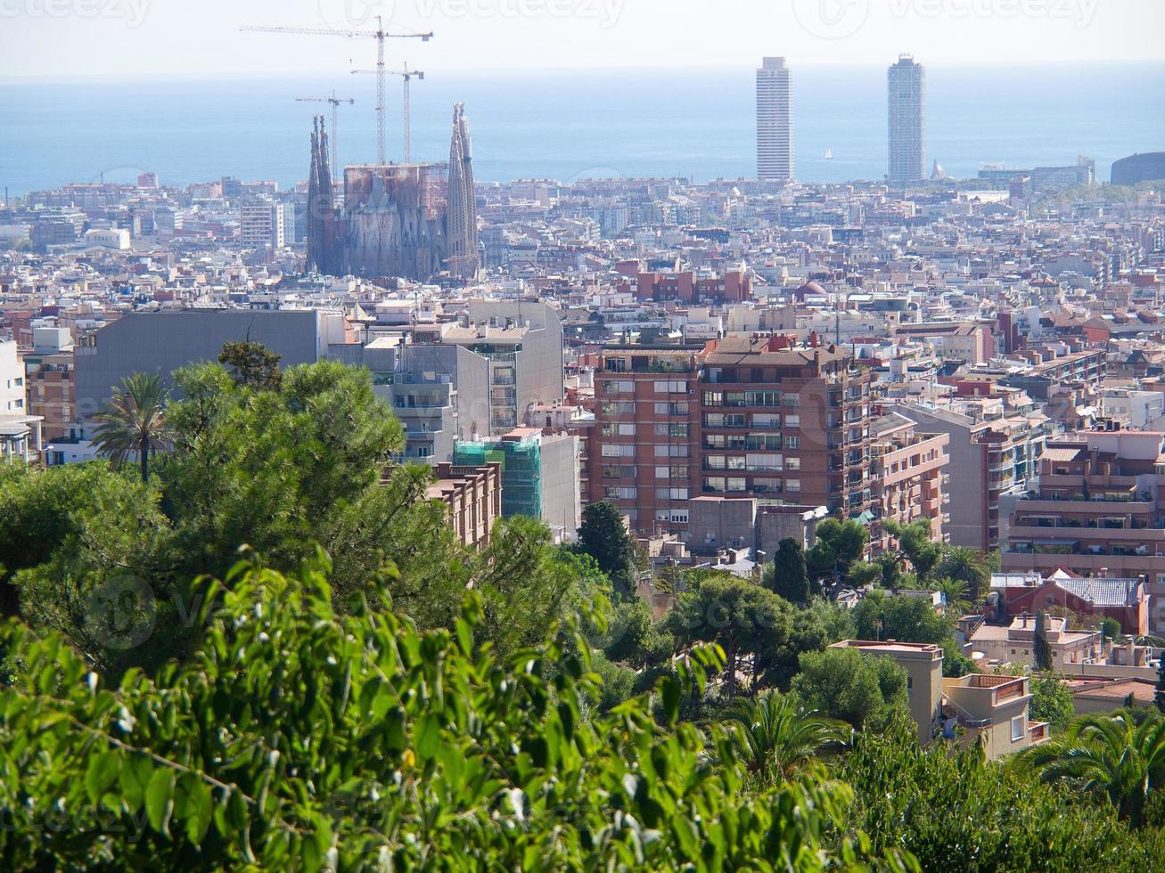 de stad barcelona foto