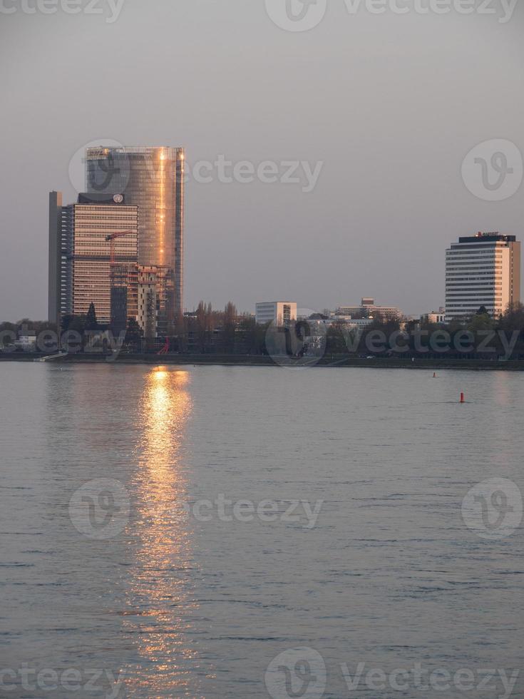 de rivier- Rijn in Duitsland foto