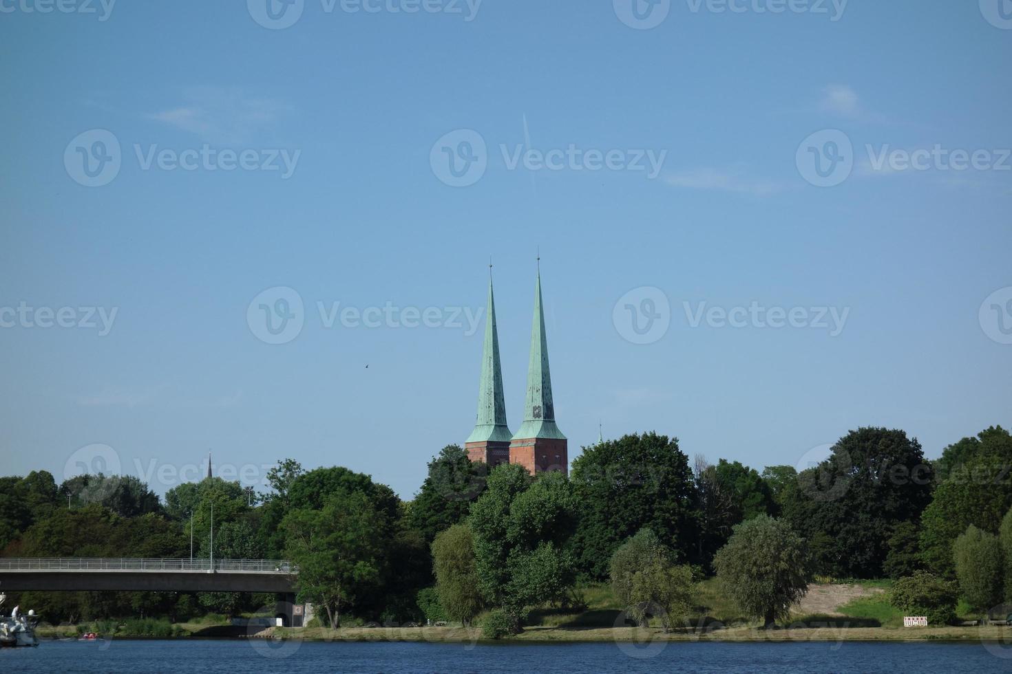 de stad van luebeck in Duitsland foto