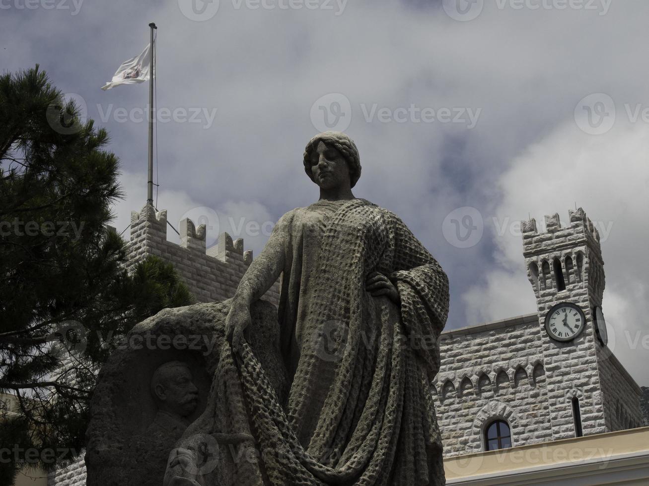 de stad van Monaco foto