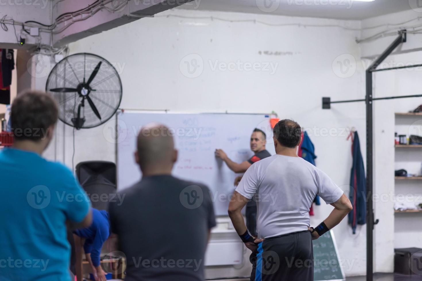 geschiktheid klasse in Sportschool foto