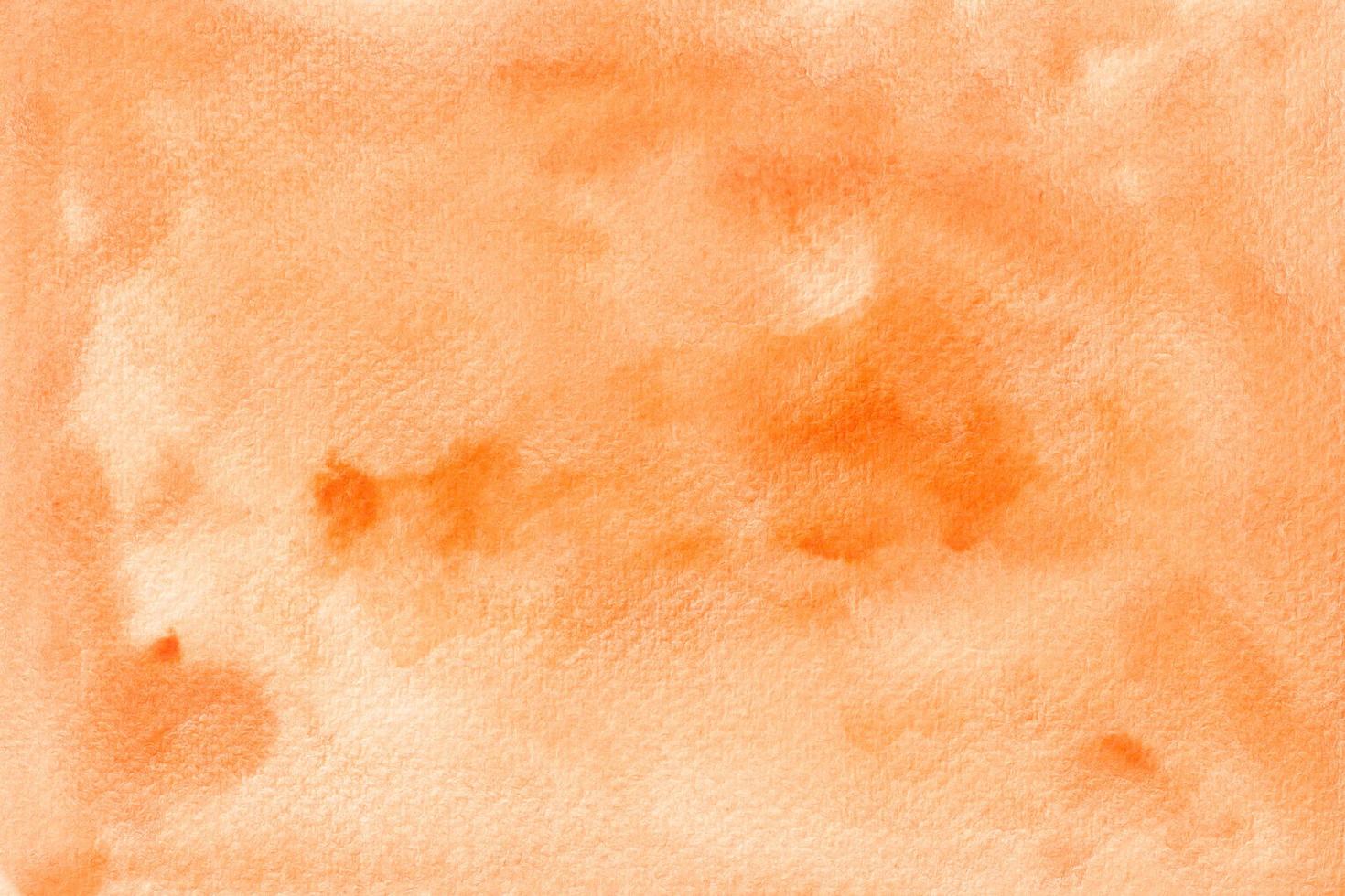 oranje waterverf achtergrond papier digitaal, waterverf structuur - wb35 foto