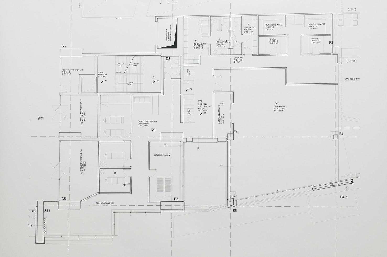 Griekenland, 2022 - cad papier tekening foto