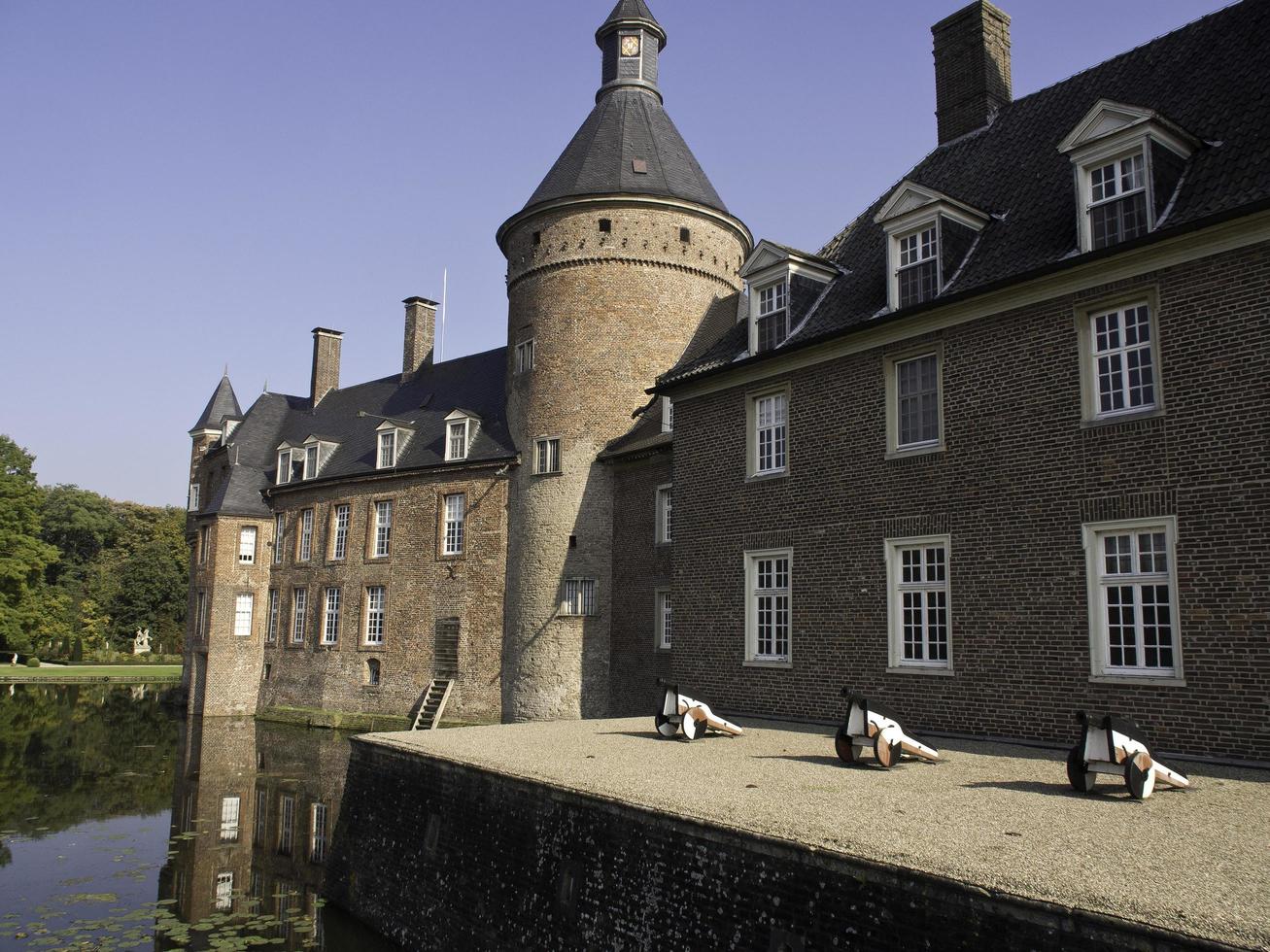 anholt,duitsland,2021-anholt kasteel in Duitsland foto