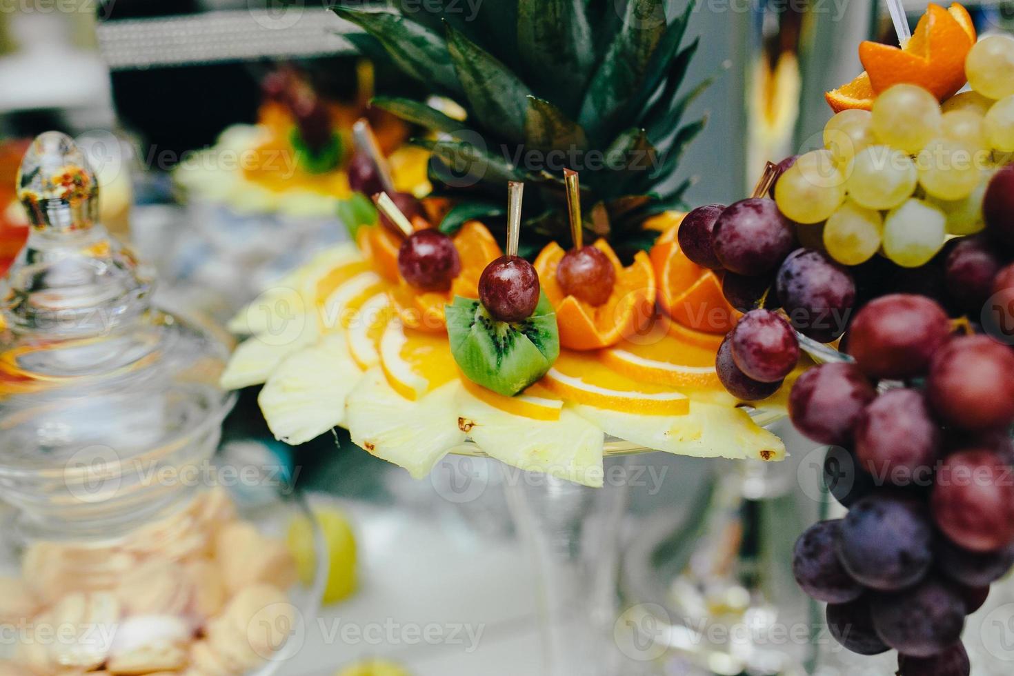 buffet met tropisch fruit foto