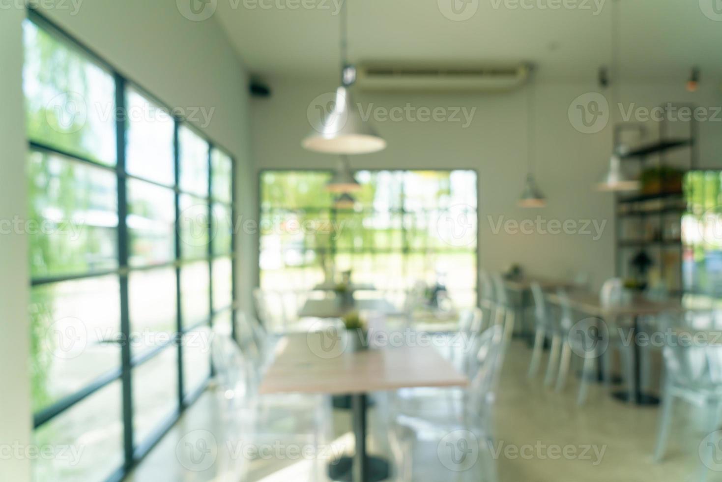 abstract vervagen coffeeshop café en restaurant voor achtergrond foto