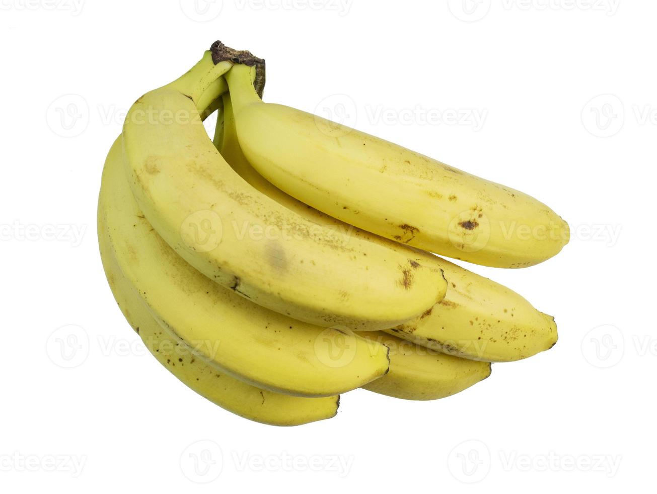 bananen. fruit geïsoleerd Aan wit achtergrond foto