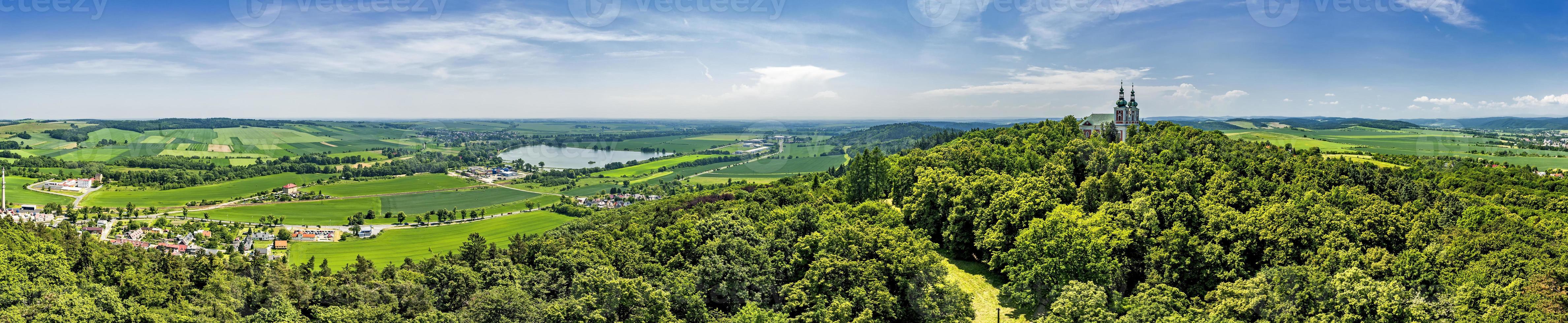 zomer visie van de toren foto