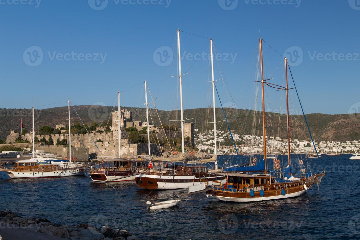 zeilboten in Bodrum foto