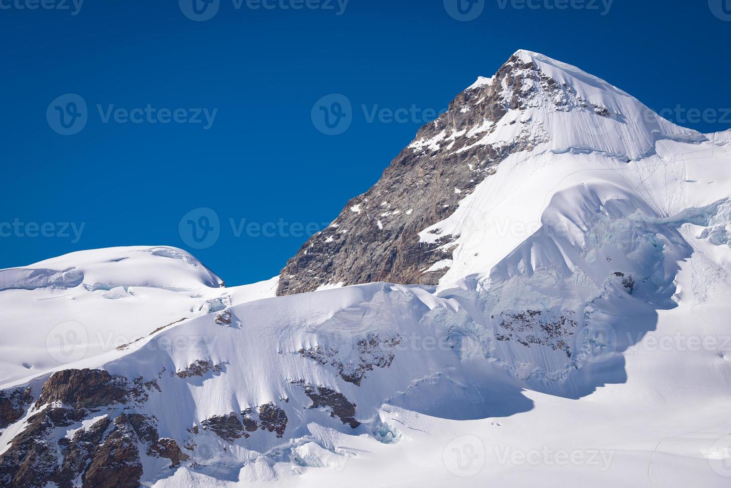 jungfrau top in Zwitsers Alpen foto