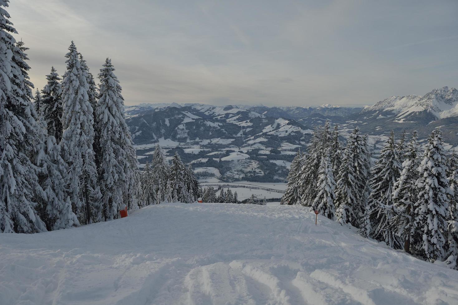 winter berglandschap foto