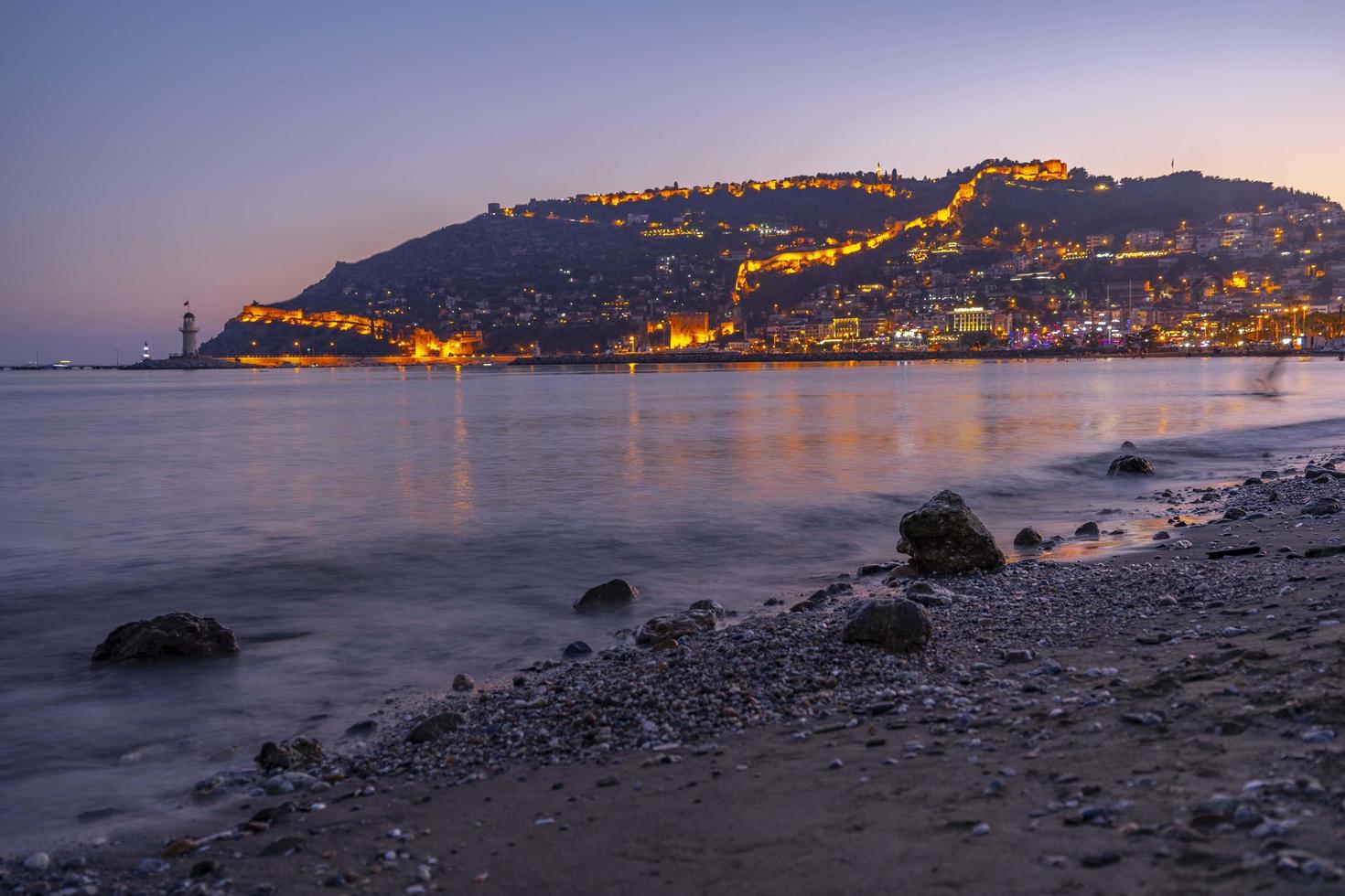 Alanya 2022 Antalya antenne stad met strand en zee foto