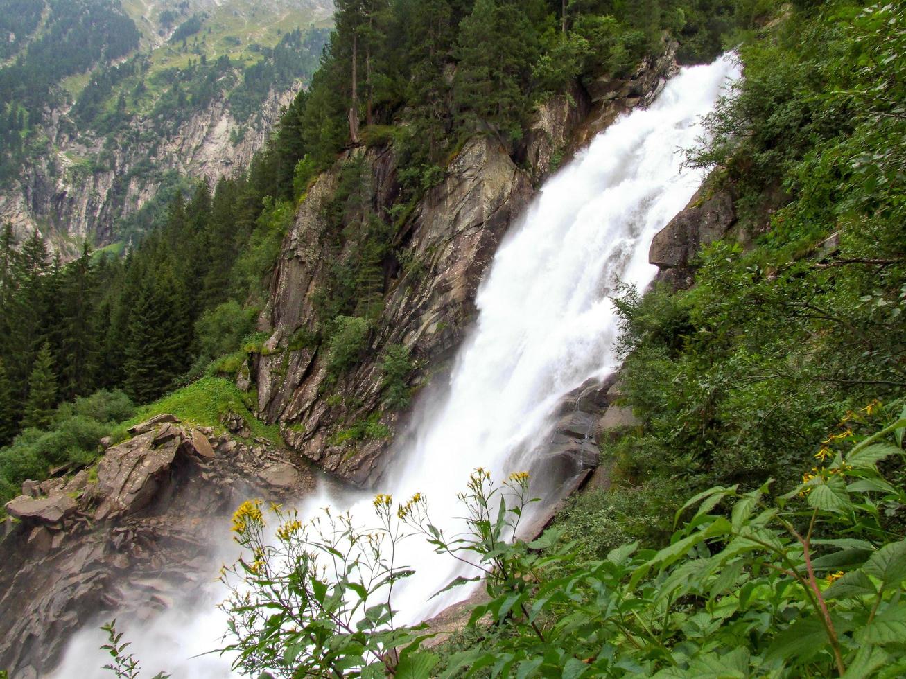 krimmler watervallen, Oostenrijk foto