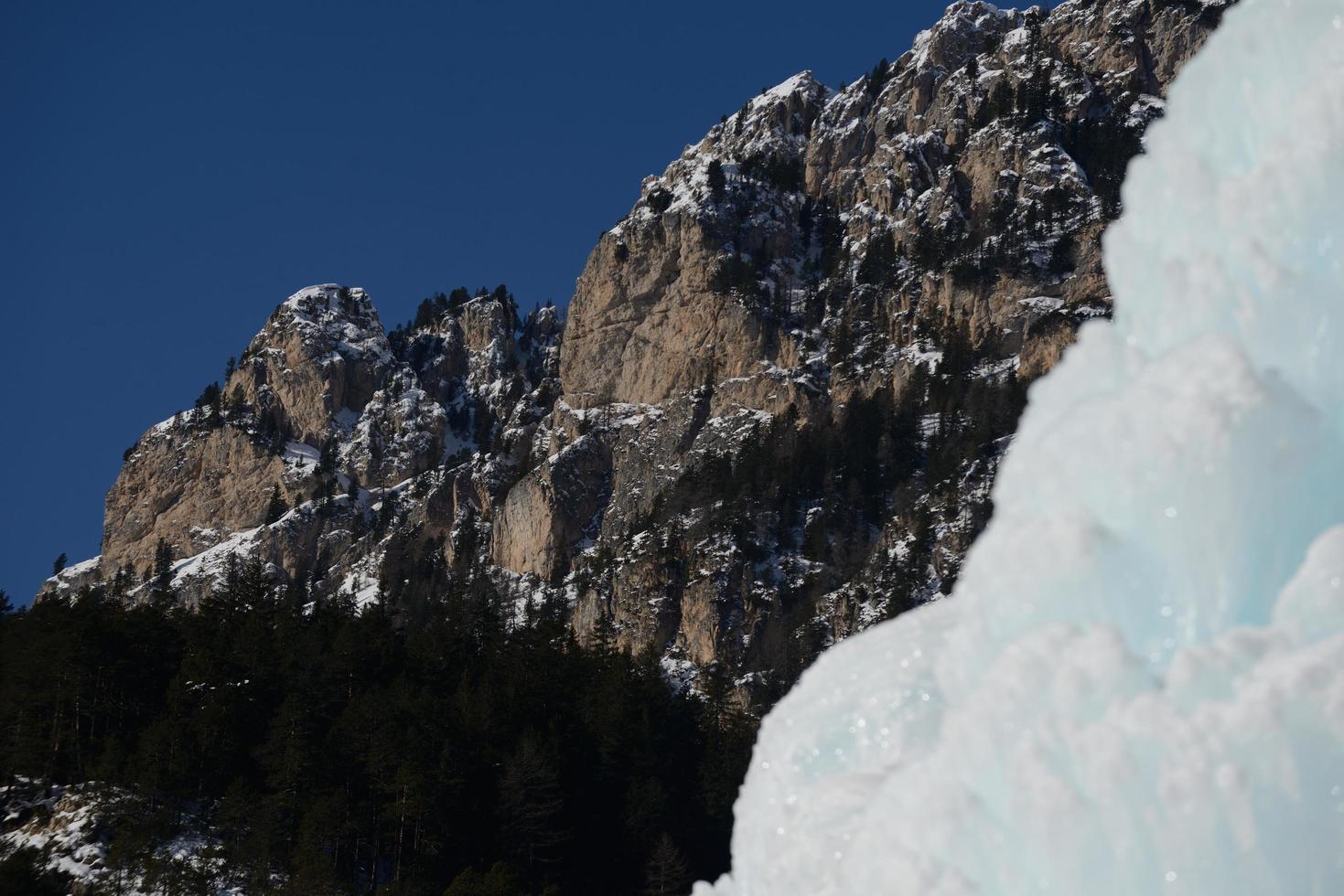 berg winter natuur foto