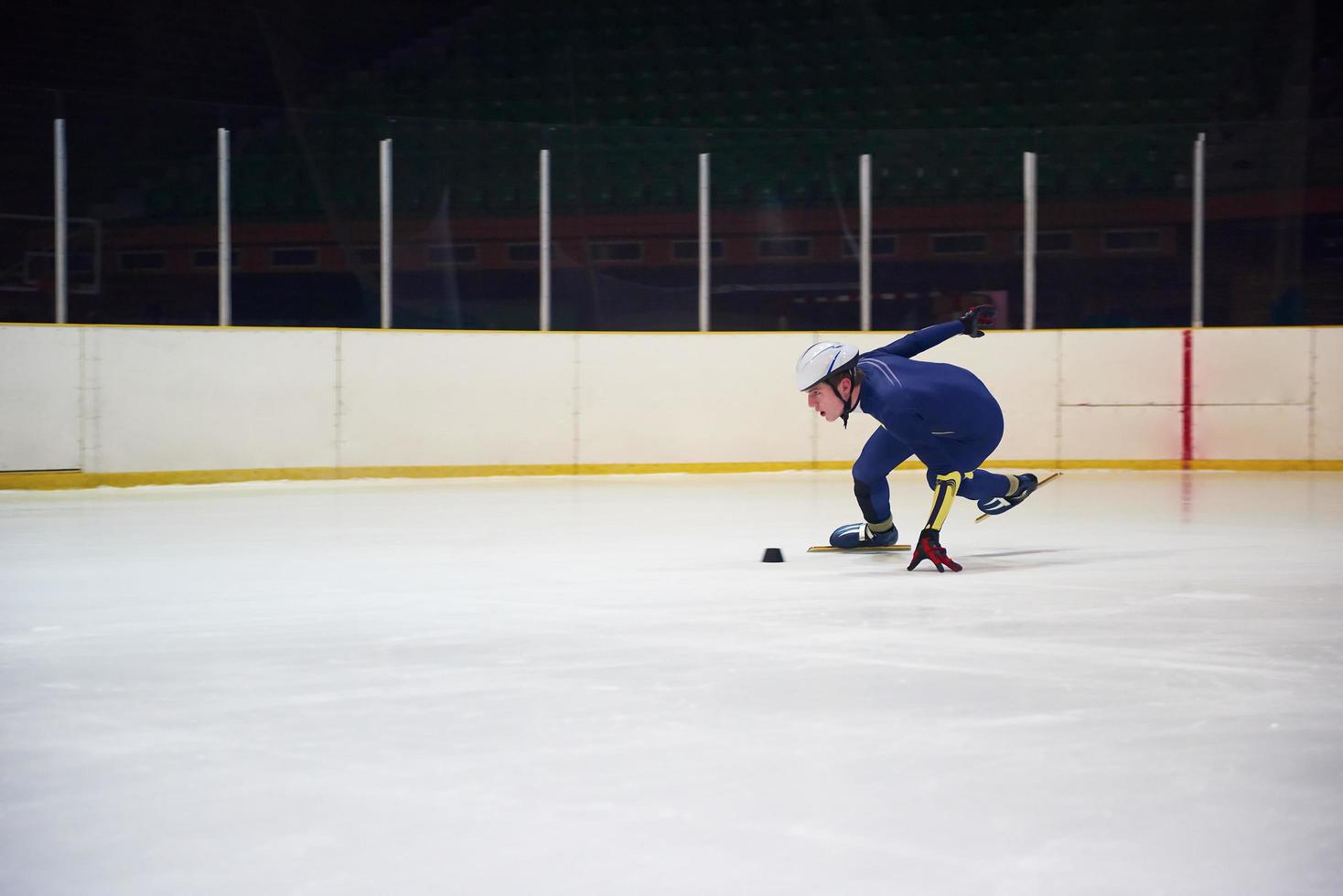 snelheid het schaatsen visie foto