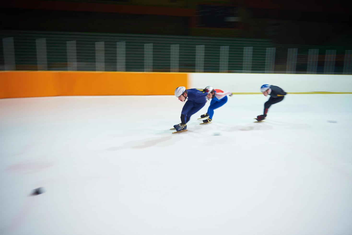 snelheid het schaatsen visie foto