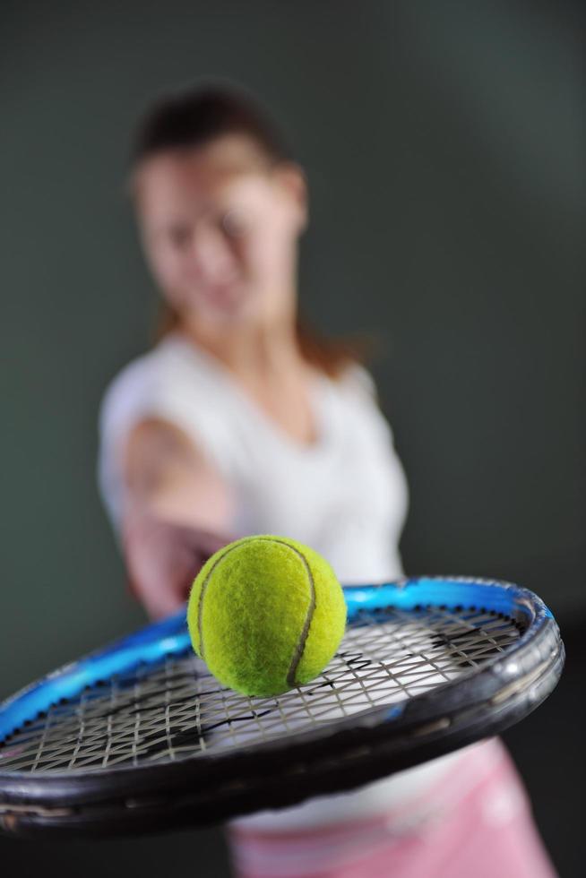 tennis meisje portret foto