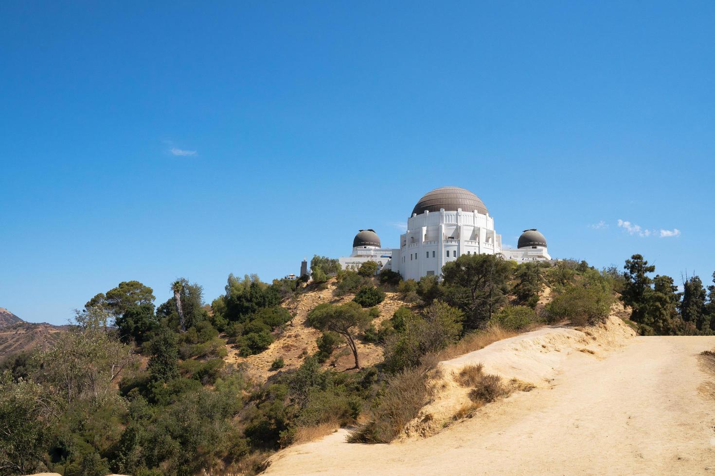 los angeles - juli 2022 griffith observatorium gebouw in Californië. foto