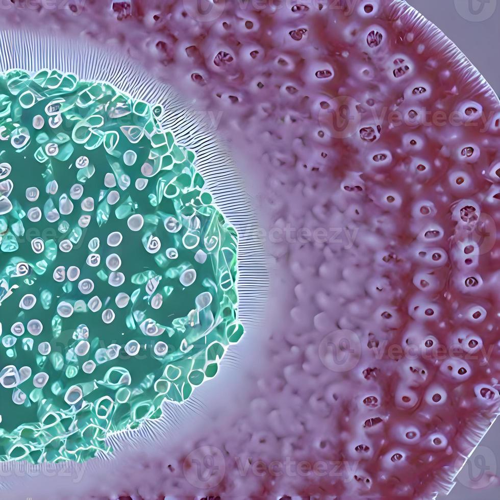 virus, bacteriën, schimmels medisch 3d achtergrond. ommicron, rhinovirus, hpv infectie, hiv, adenovirus, influenza ziekte virus cellen, antilichaam, bacteriofaag foto