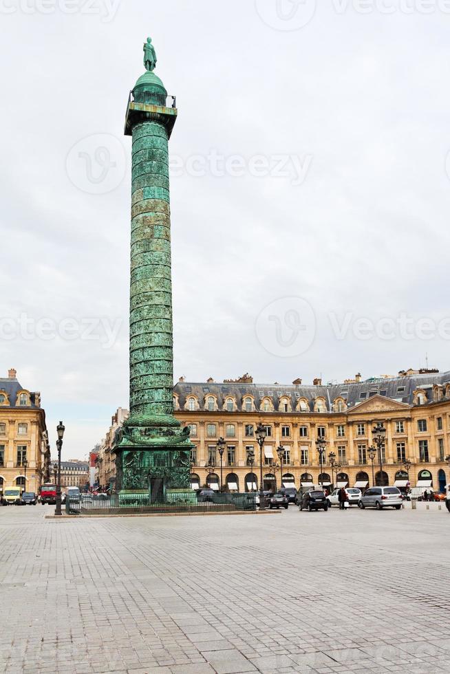 vendome plein in Parijs foto